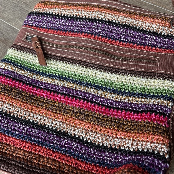The Sak Lucia Crochet Crossbody Bag Women's Small Excellent Condition - Picture 6 of 16